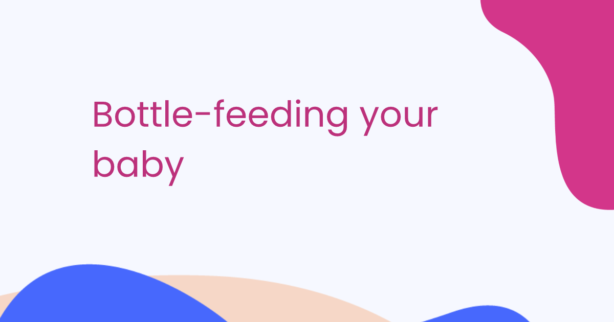 Bottle-feeding your baby