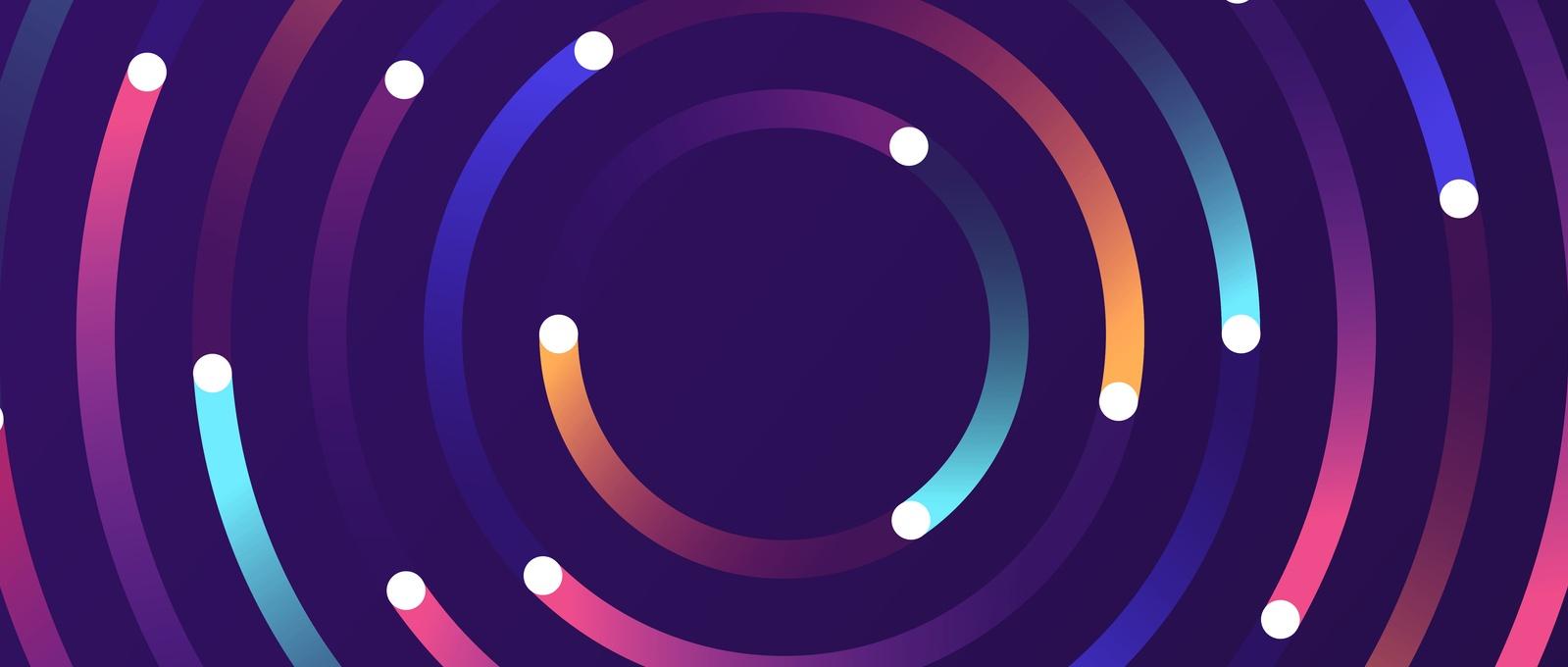 Circle abstract rotation background pattern abstract.