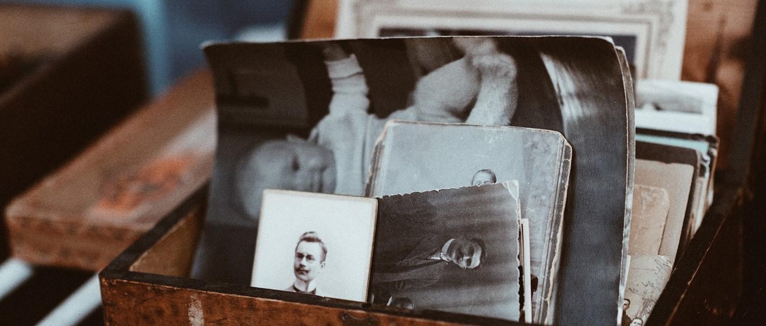 Box of photographs